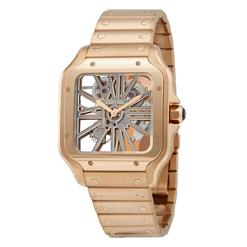 cartier santos hand wind 18kt rose gold skeleton dial mens watch whsa0016 4.jpg cartier santos hand wind 18kt rose gold skeleton dial mens watch whsa0016 4.jpg