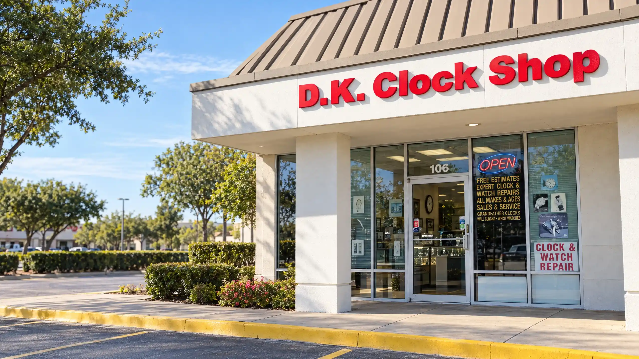 dk clock shop homepage hero banner